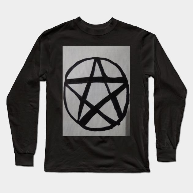 Pentagram Long Sleeve T-Shirt by Wrek